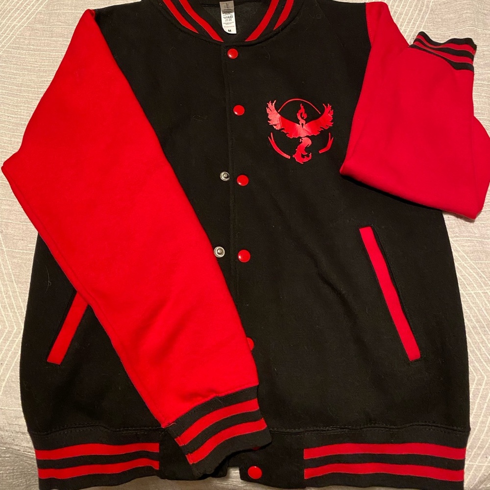Pokémon go varsity jacket Onlytried on! Team valor